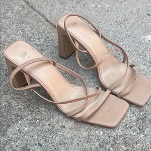 H&M - Elegant Tan Strappy Heels size 41